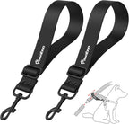 Pawaboo Dog Car Seatbelt, 20 in Adjustable Universal Pet Safety Belt, Chew-Proof Dogs Car Restraint with Adjustable Strap, PVC Shell Dog Seatbelt Harness, Dogs Leash with 360 degrees Hook, Black - Image 9