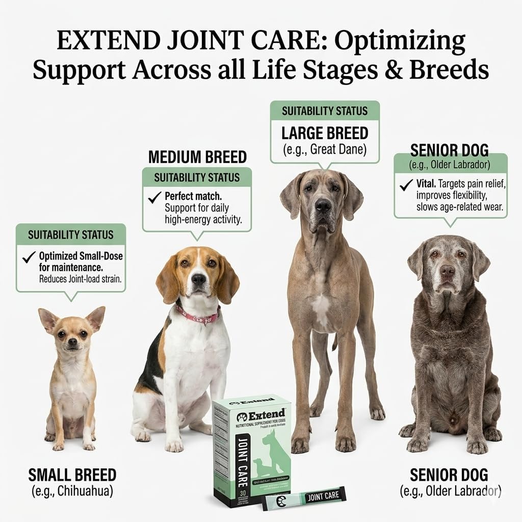 Glucosamine and MSM powder supplement for dogs suffering from stiffness