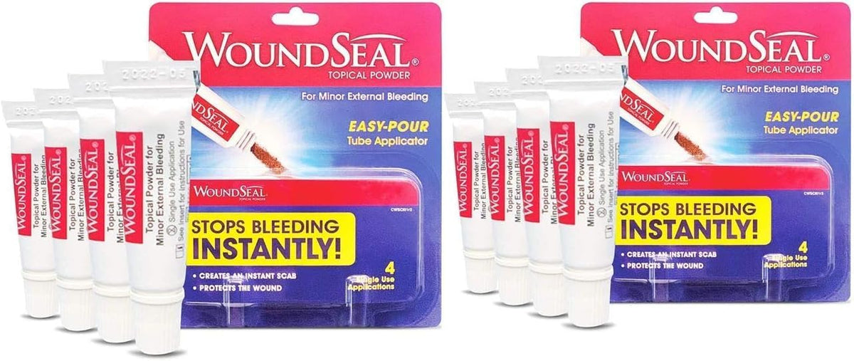 Biolife WoundSeal powder pack front view for first aid