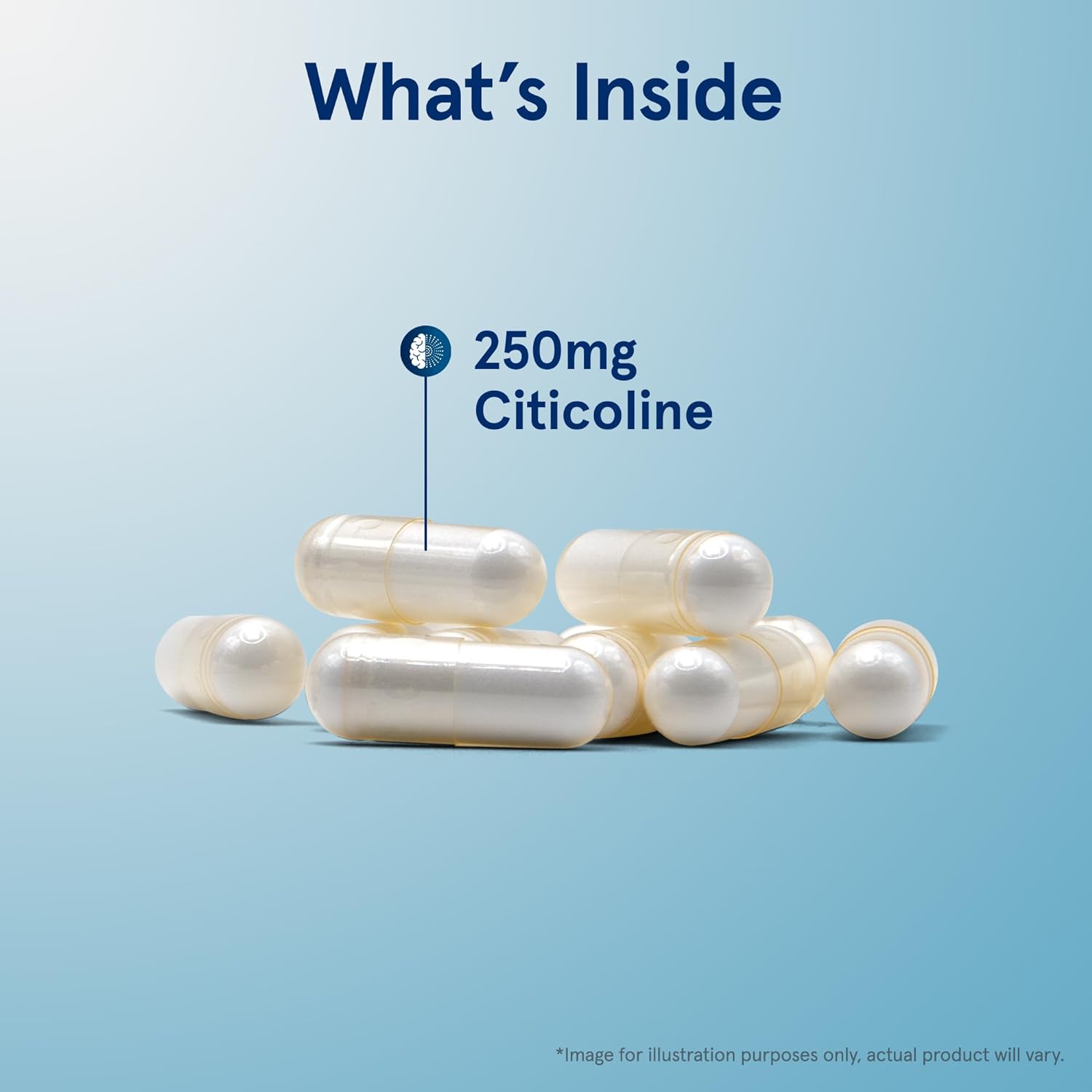 Premium Cognizin citicoline memory support supplement packaging showcasing non-GMO verified seal.