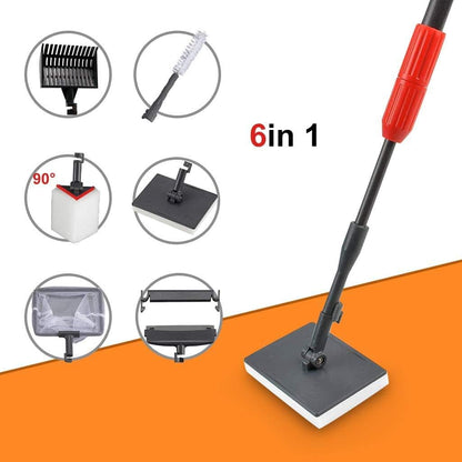 UPETTOOLS premium aquarium clean tool package layout on a solid background.