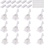 Vmaisi 12 pack cabinet locks and child safety latches front view