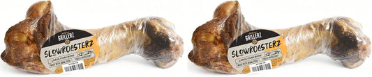 Natural slow-roasted Grillerz pork femur bones for dogs