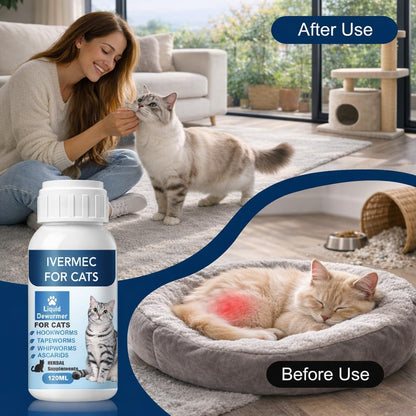 USA imported broad spectrum digestive cleanser for cats weight dosage chart