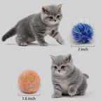 Interactive cat toys for chasing and batting