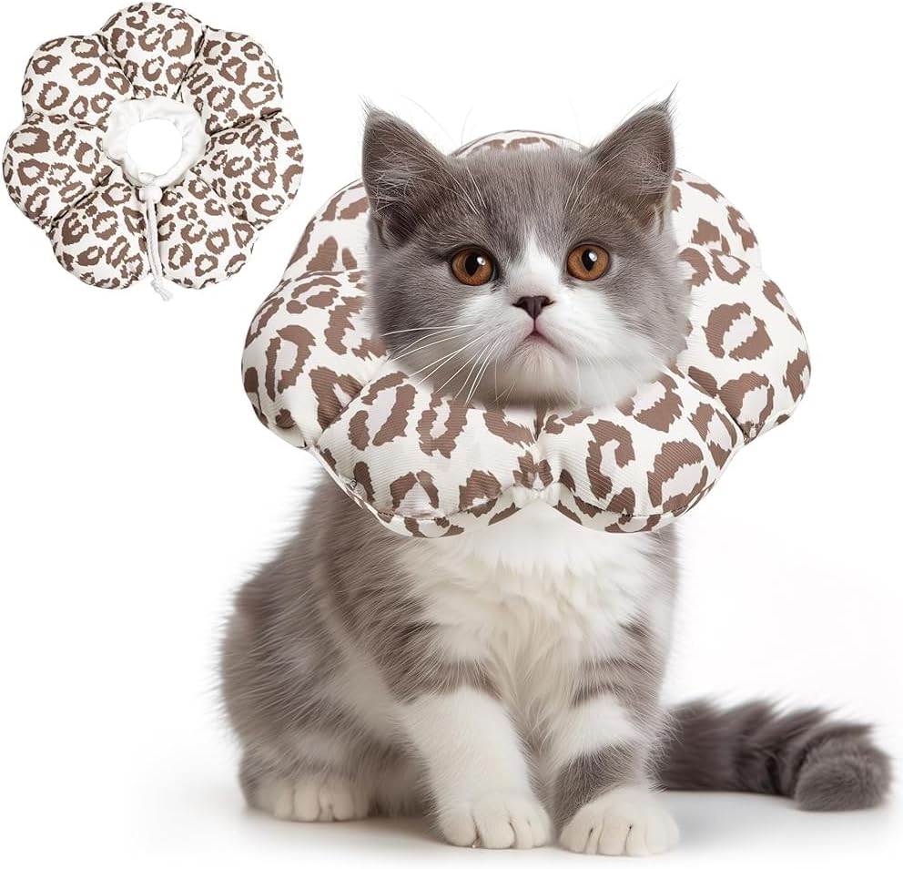 ComSaf Cat Cone Collar Soft, Protective Adjustable Cat Cones to Stop Licking After Surgery, Comfortable Lightweight Elizabethan Collar for Kitten Prevent from Licking Wounds, Not Block Vision - Image 11