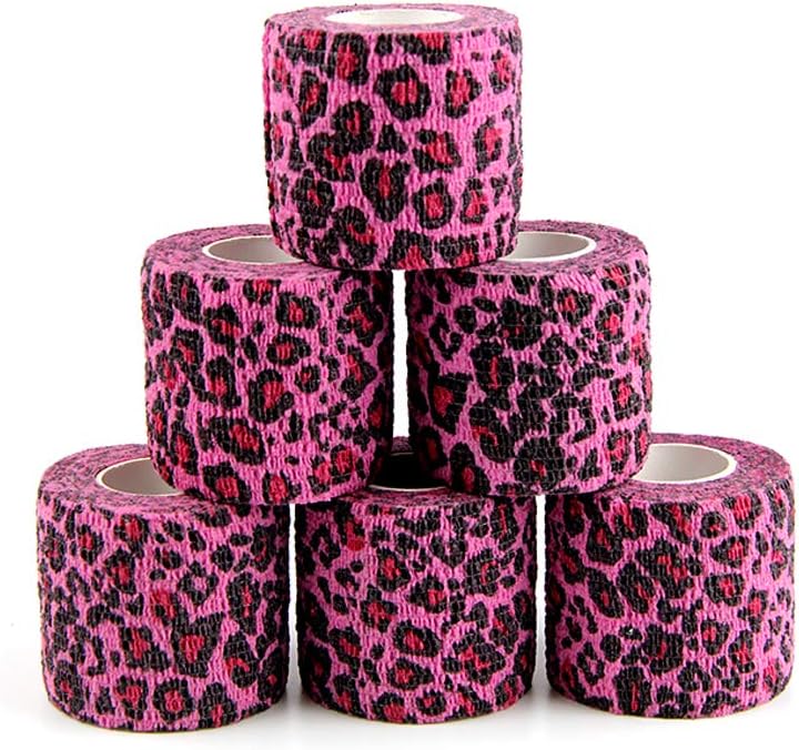 Mueuss Pet First Aid Tape Leopard Print front view