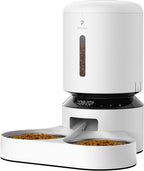 PETLIBRO Automatic Cat Feeder for 2 Cats, 5G&2.4G WiFi Pet Feeders, 5L Programmable Cat Food Dispenser with Airtight Lock-Fresh Technology, Dual Stainless Steel Bowls, Low Food Sensor - Image 12