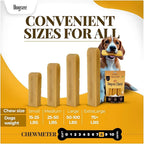 Dogsee smoke dried Himalayan milk cheese bars for optimal canine plaque and tartar reduction