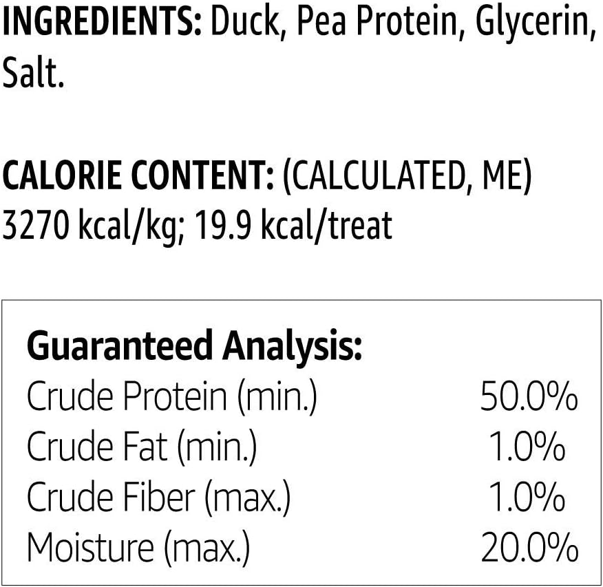 Healthy duck jerky snacks for all dog breeds