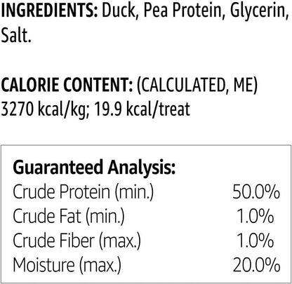 Healthy duck jerky snacks for all dog breeds