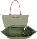 LOUKAYCCI Felt Purse Organizer Insert for Longchamp Le Pliage L Handbag Insert (Large, Black) - Image 10