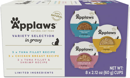 Applaws Natural Wet Cat Food, 8 Count, Limited Ingredient Cat Food Pots, Fish Variety Count in Broth, 2.12oz Pots - Image 14