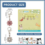 Detailed view of Luter stainless steel pet charm