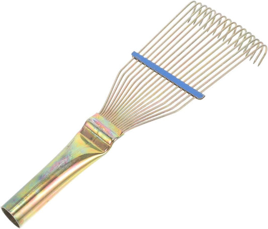 Dressoos sheep wool rake brush front view for livestock grooming.