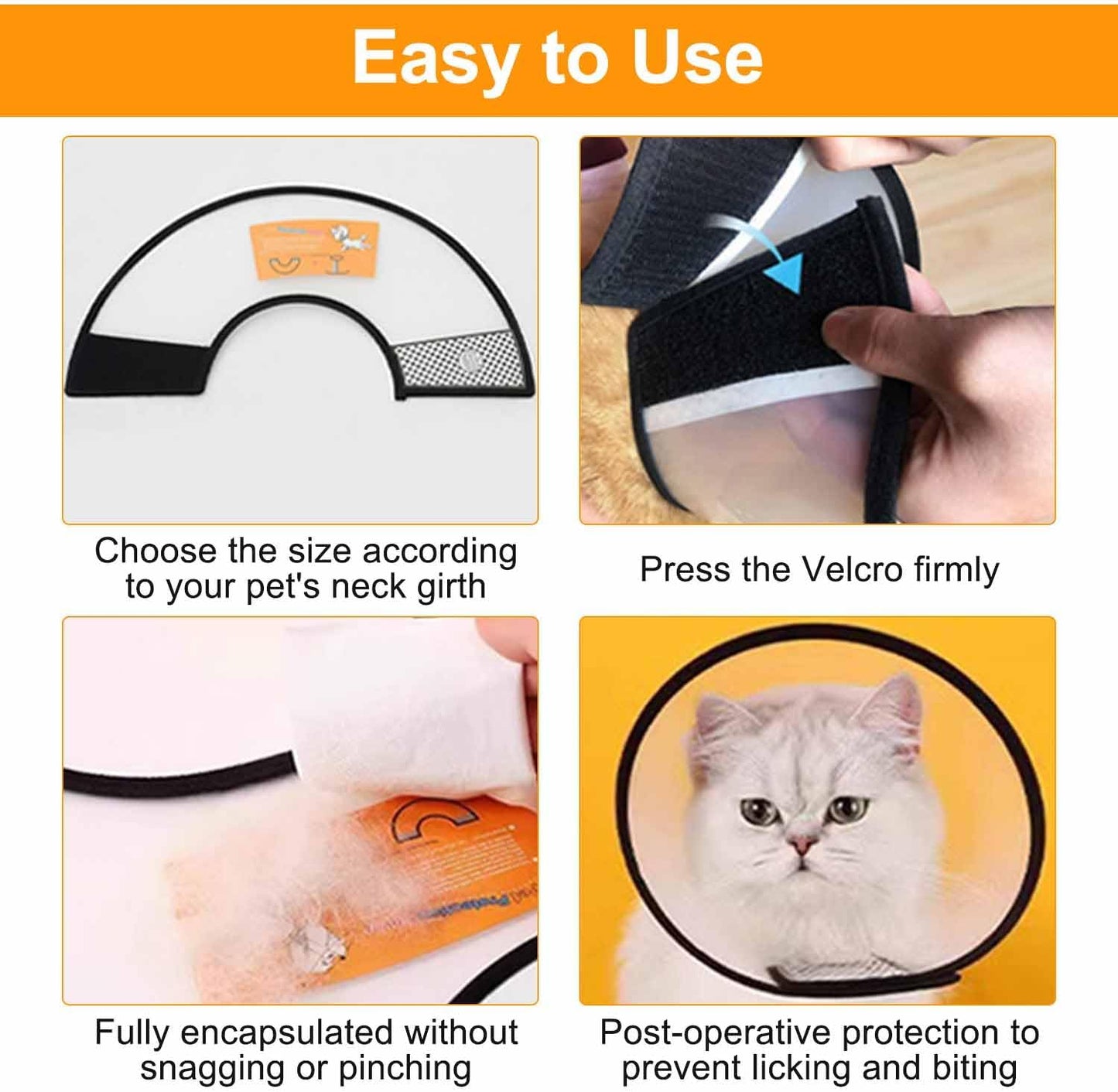 VOVIGGOL premium veterinary grade protective collar set in packaging