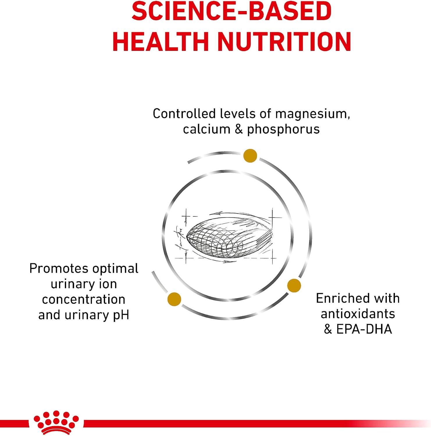 Royal Canin prescription dog food urinary formula close up