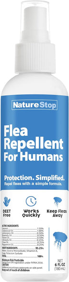 NatureStop authentic American flea repellent for home and outdoor application