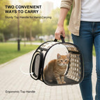 Side view of Eprolo pet travel shoulder bag