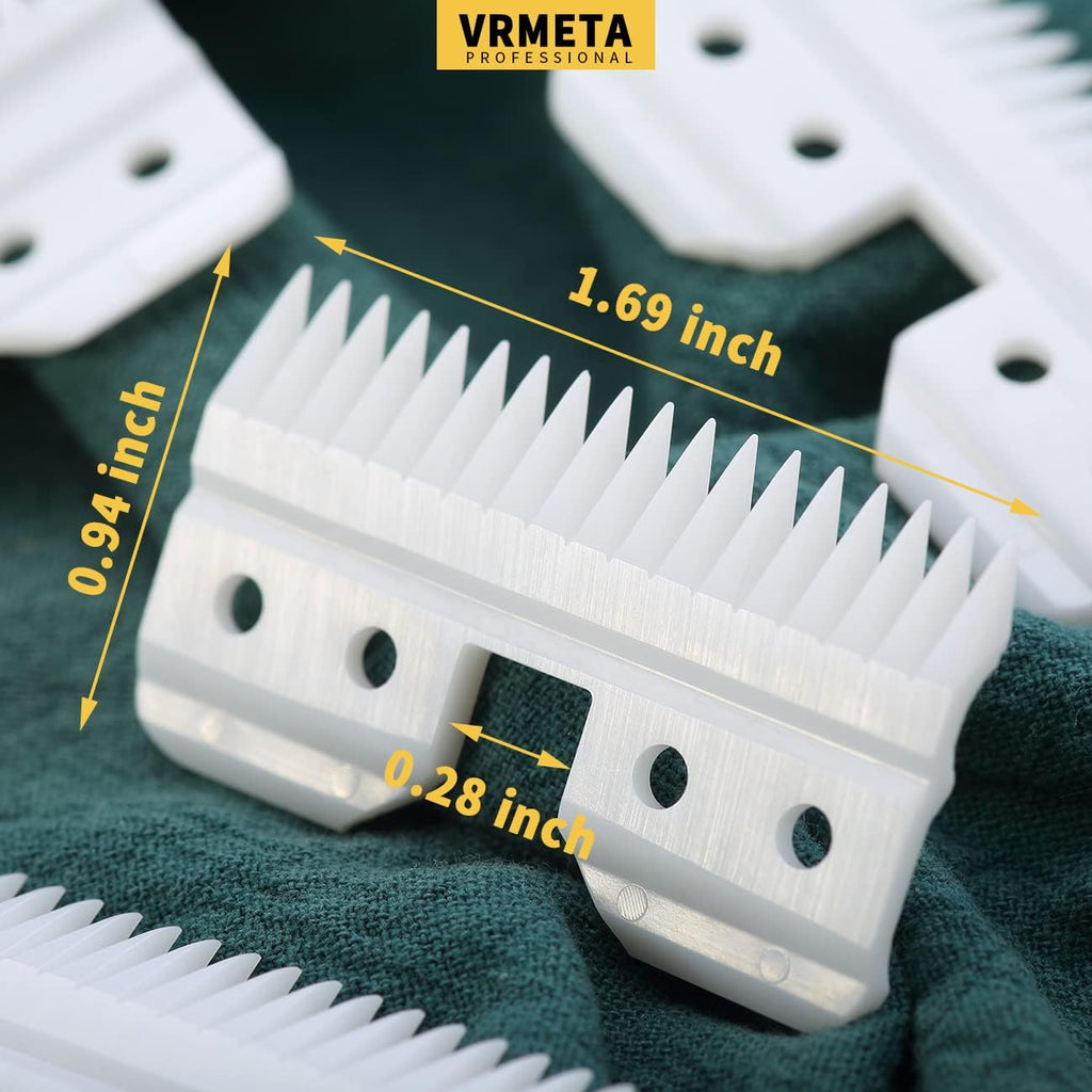 Durable ceramic moving blade parts for salon and pet grooming equipment maintenance
