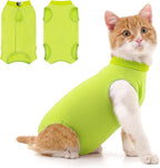 Cat Recovery Suit for Abdominal Wounds or Skin Diseases, Cat Onesie for Cats After Surgery Female Kitten Recovery Suit, Breathable E-Collar Alternative for Cats After Spay Anti Licking Wounds - Image 13