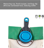 Travel-friendly collapsible pet scoop for dogs and cats