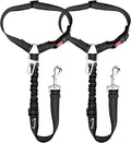 SlowTon dog seat belt 2 pack front view