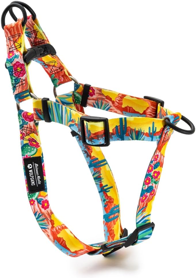 Wolfgang Heavy Duty Adjustable Dog Harness, Pull-Tested to Over 800 lbs for Walking & Training, DigiFloral Print, Large - Image 9