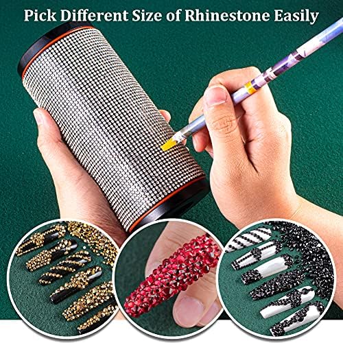 Ten multicolored GA&EN diamond painting picker pencils