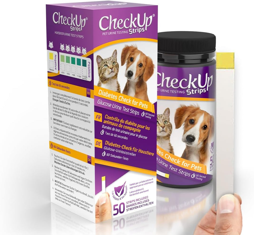 KIT4CAT CheckUp Testing Strips x 50 (Protein Urine Test Strips for Cats & Dogs) - Image 11