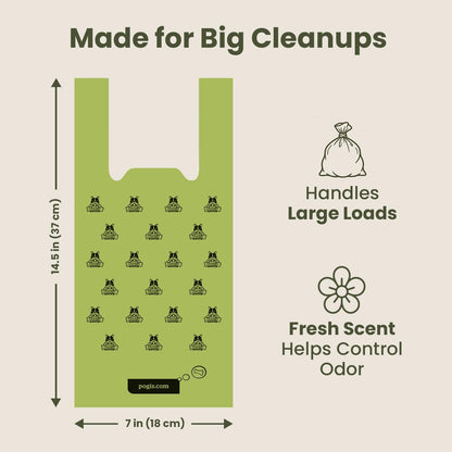 USA imported high quality pet cleanup bags 300 count