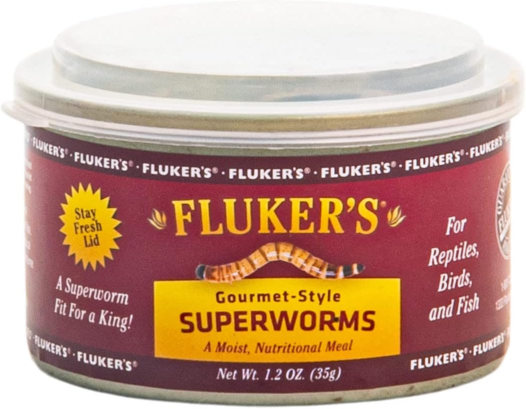 Fluker's Gourmet Mealworms, Canned Food for Reptiles, Fish, Birds and Small Animals, 1.23 oz - Image 13