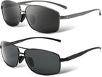 SUNGAIT imported male eyewear showing the durable spring hinges on the metal frame