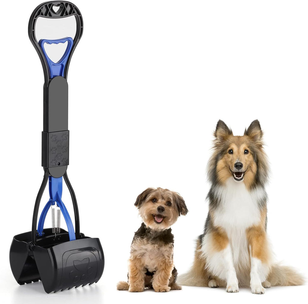 Heavy duty black and green pet toilet picker suitable for large and small dogs.