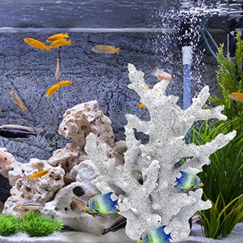 Kathson imported white resin coral home and aquarium ornament