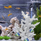 Kathson imported white resin coral home and aquarium ornament