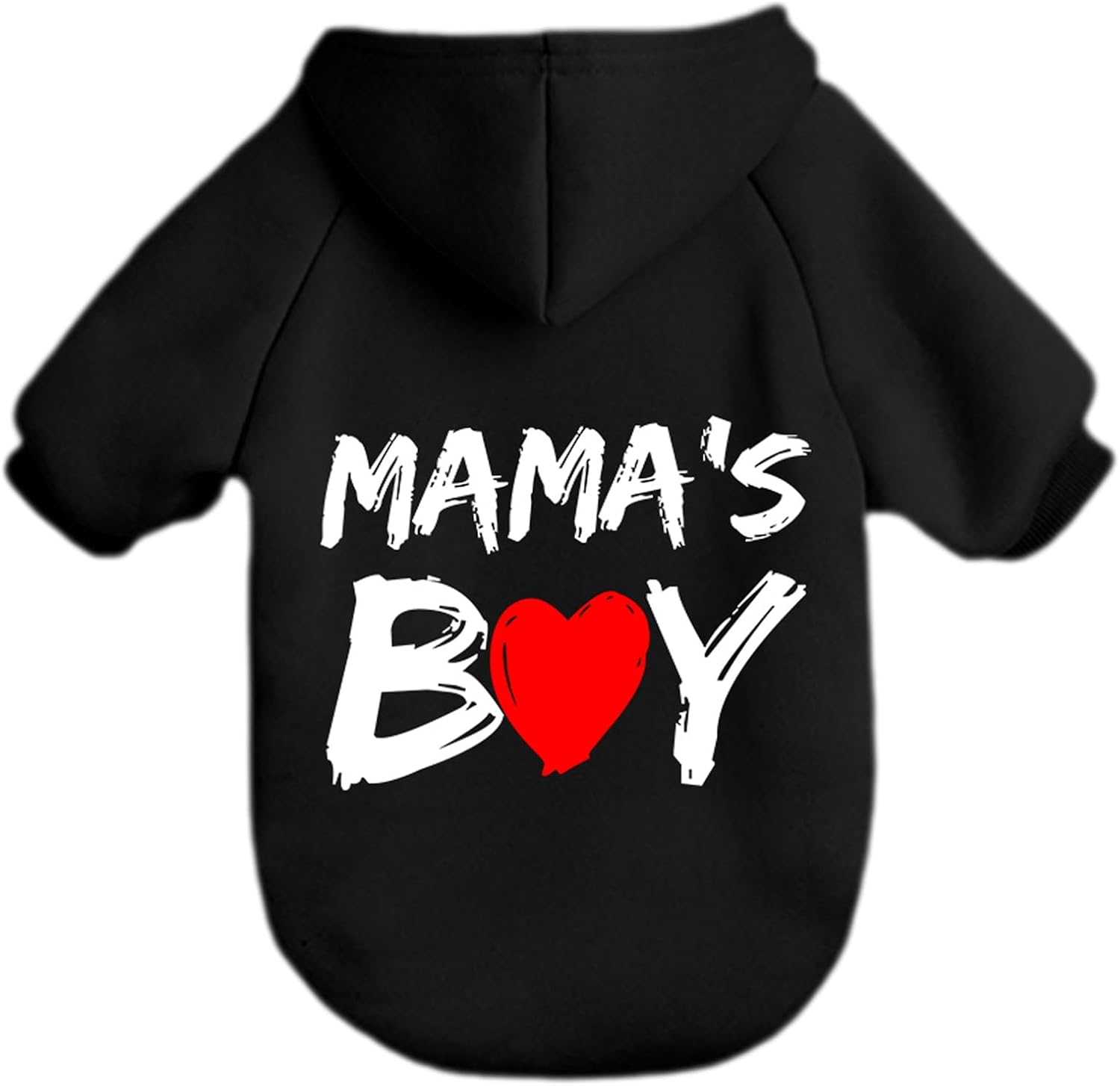 Cat Hoodies for Cats Pet Puppy Clothes Dog Hoodie Mama'Boy Printed Hooded Sweatshirt for Small Medium Size Dogs(Wine Red,S) - Image 10