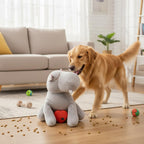 3T GROUP Puppy Heartbeat Toy Sleep Aid Dog Heartbeat Stuffed Animal Toy for Puppy Essentials Plush Pillow Pet Calming Anxiety Relief (Beige) - Image 10