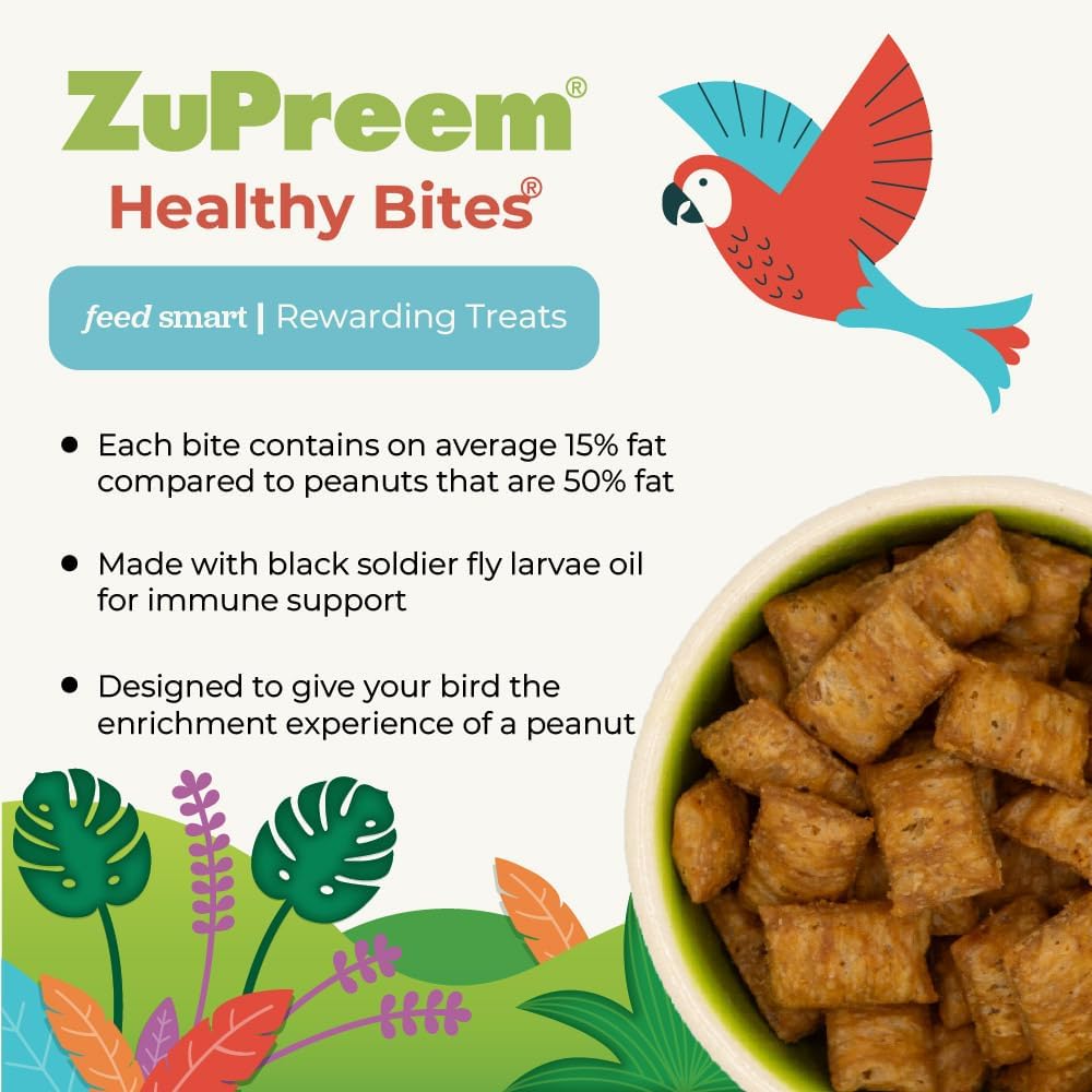 ZuPreem bird treat bag nutrition facts and ingredients