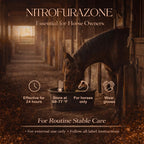 Topical antibacterial dressing for equine surface wounds