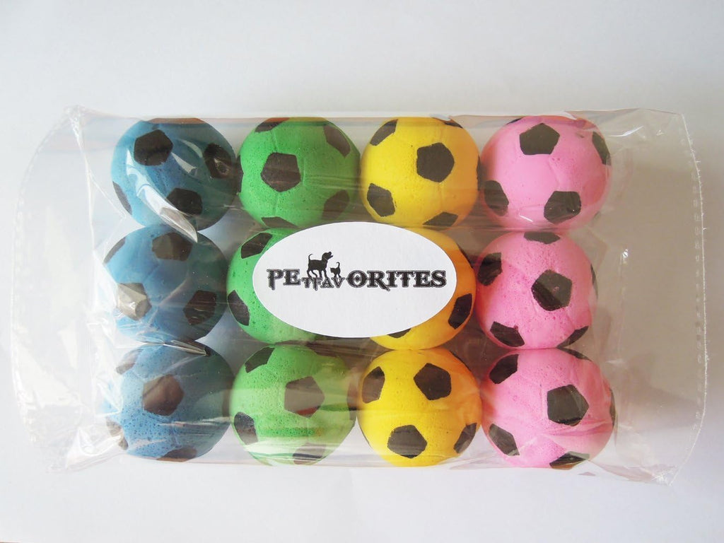 Durable imported USA brand kitten sponge soccer balls assortment set