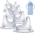 Ajrwiiy replacement silicone spout front view showing clear food grade material