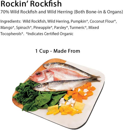Smack raw dehydrated fish and organic superfood dog food