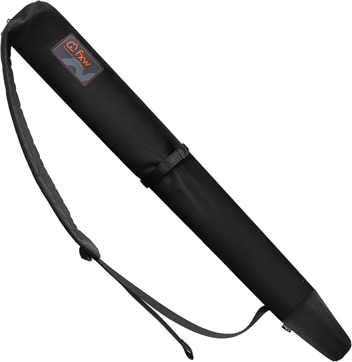 FXW Stake Bag front view black storage pouch for dog playpen metal rods