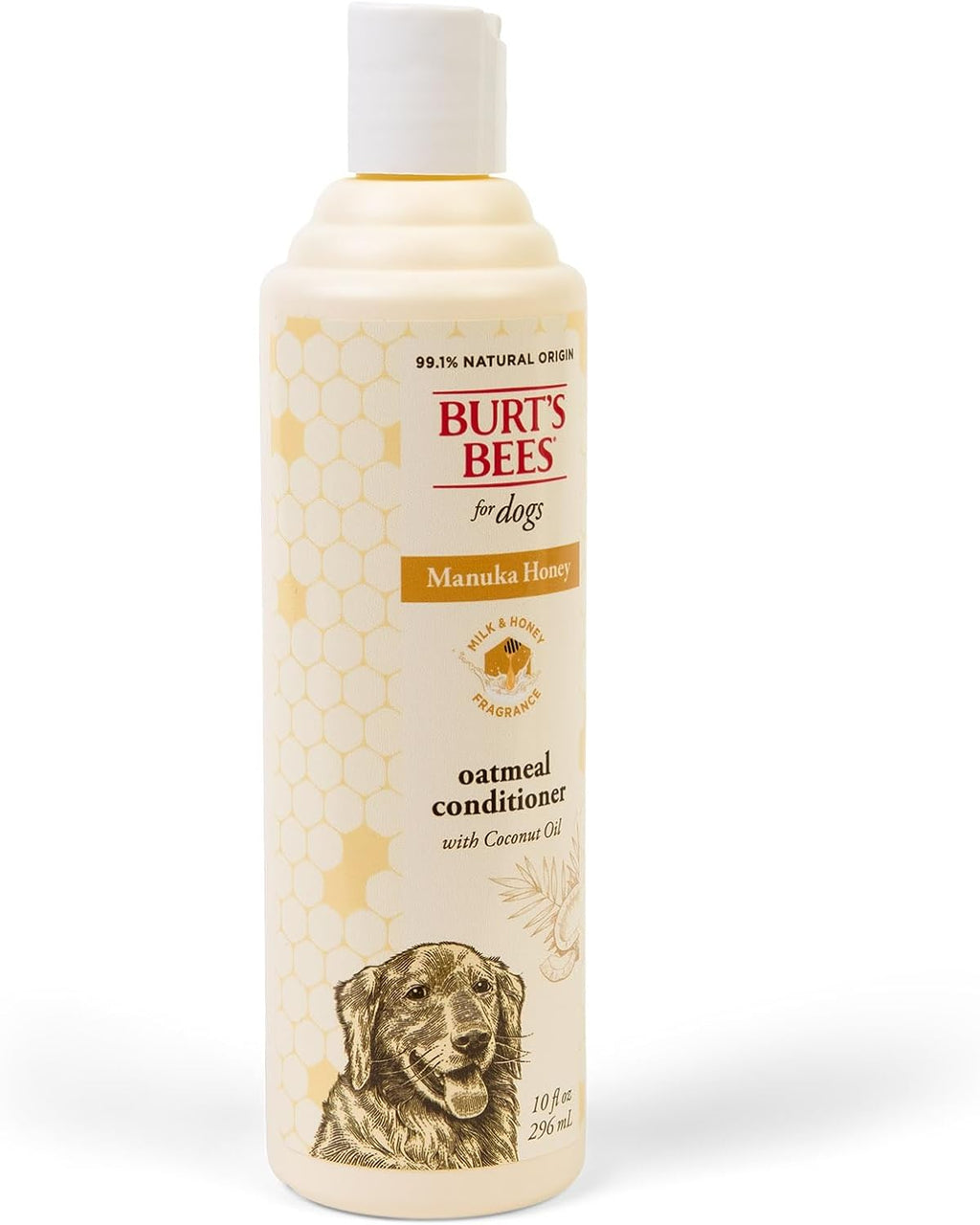 Gentle paraben free dog conditioner bottle packaging detail