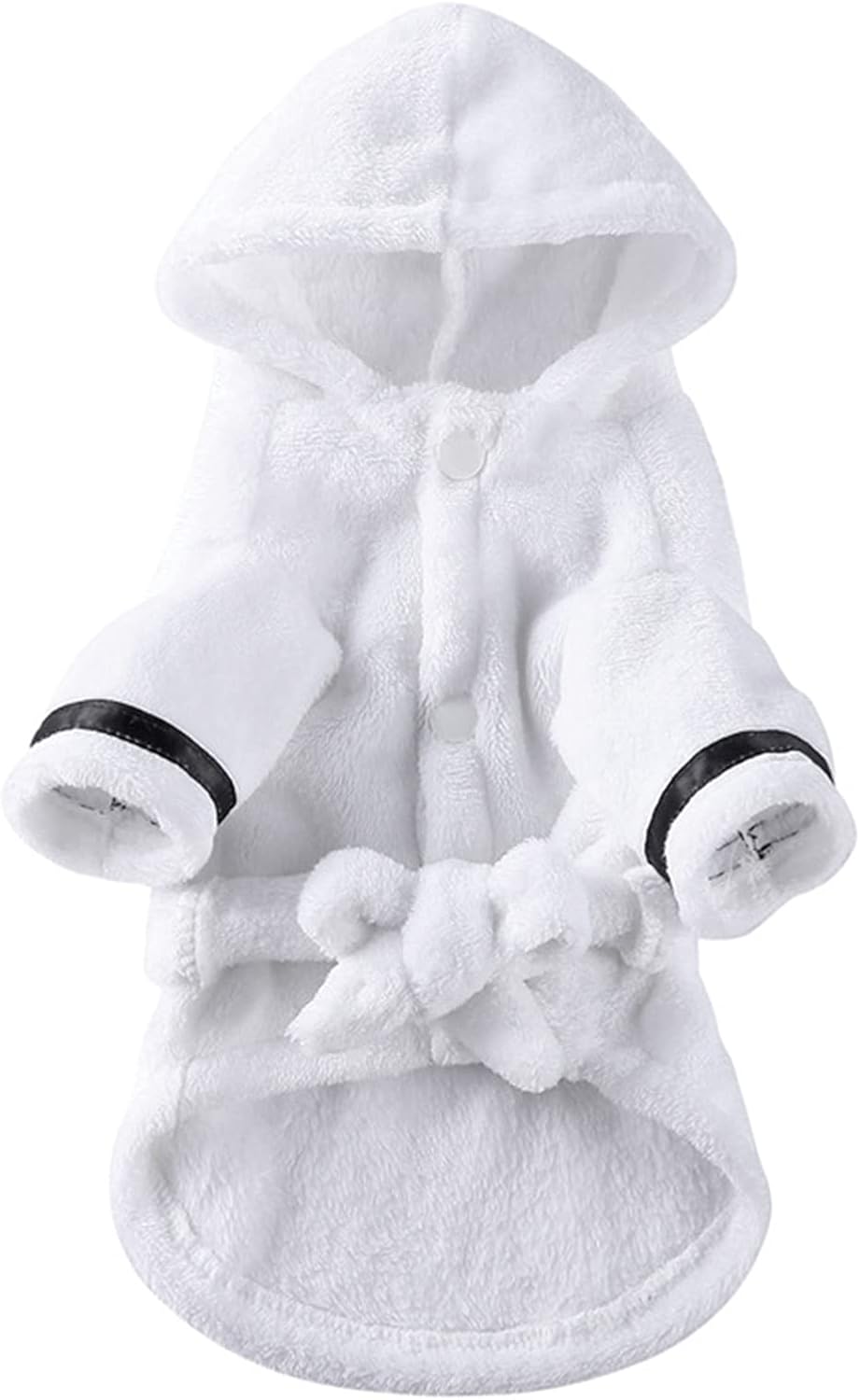 Petyoung Pet Bathrobe Dog Pajama Thickened Hooded Bathrobe Quick Drying and Super Absorbent Dog Bath Towel Soft Pet Nightwear for Puppy Small Dogs Cats - Image 11
