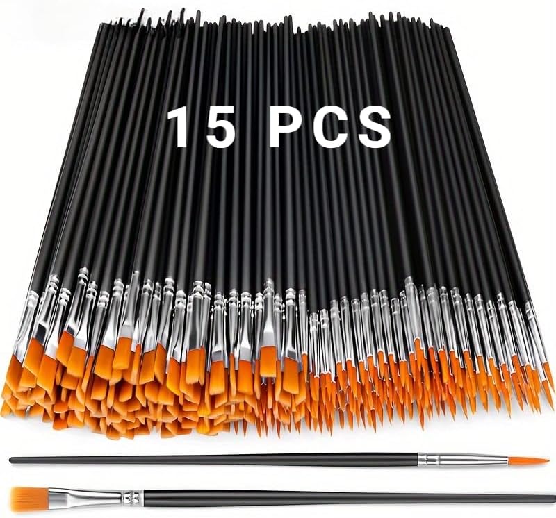 AROIC synthetic paint brush set for watercolor and canvas crafts