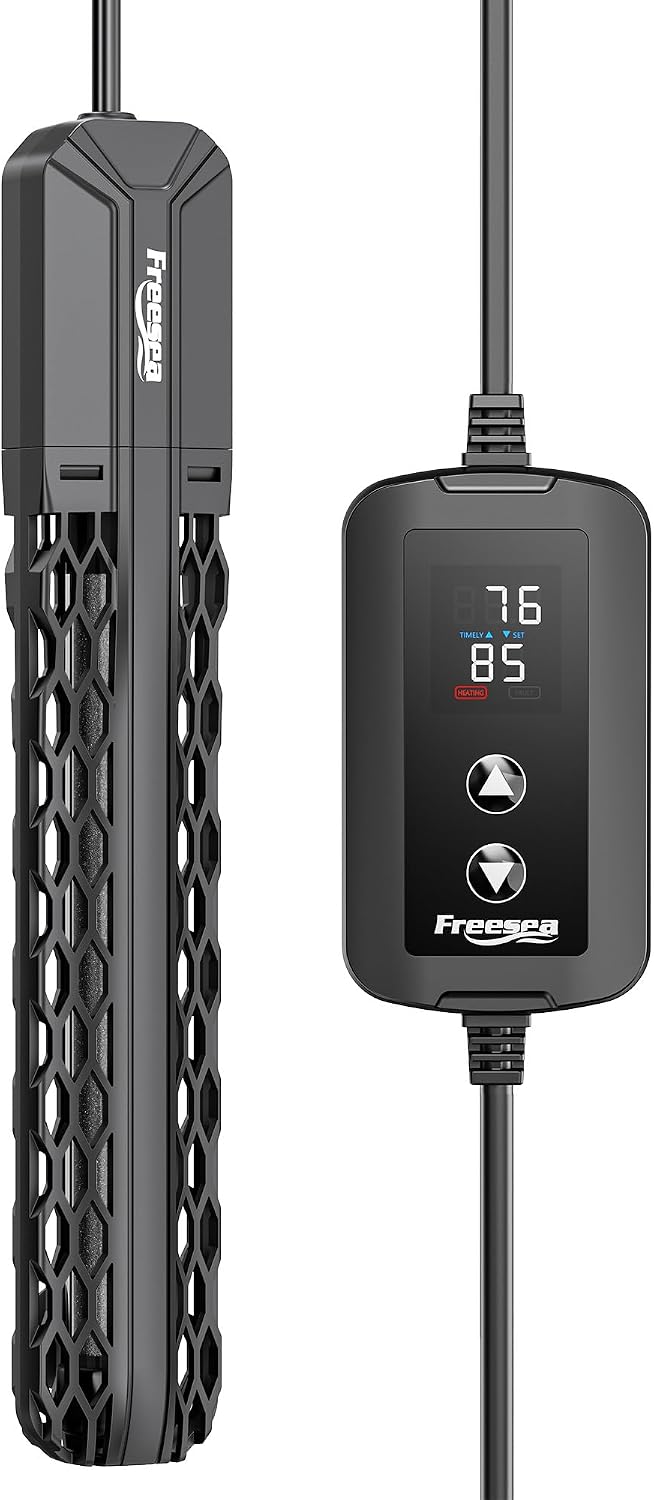 FREESEA Aquarium Heater for Fish Tank: 100W/200W/300W/500W Submersible Fish Tank Heater with Over-Temperature and Off-Water Protection for 20-40 Gallon Saltwater and Freshwater - Image 11