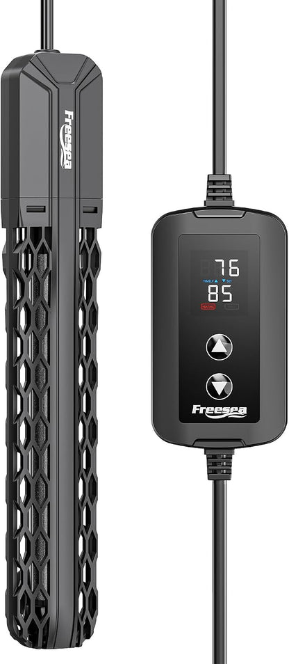 FREESEA Aquarium Heater for Fish Tank: 100W/200W/300W/500W Submersible Fish Tank Heater with Over-Temperature and Off-Water Protection for 20-40 Gallon Saltwater and Freshwater - Image 11