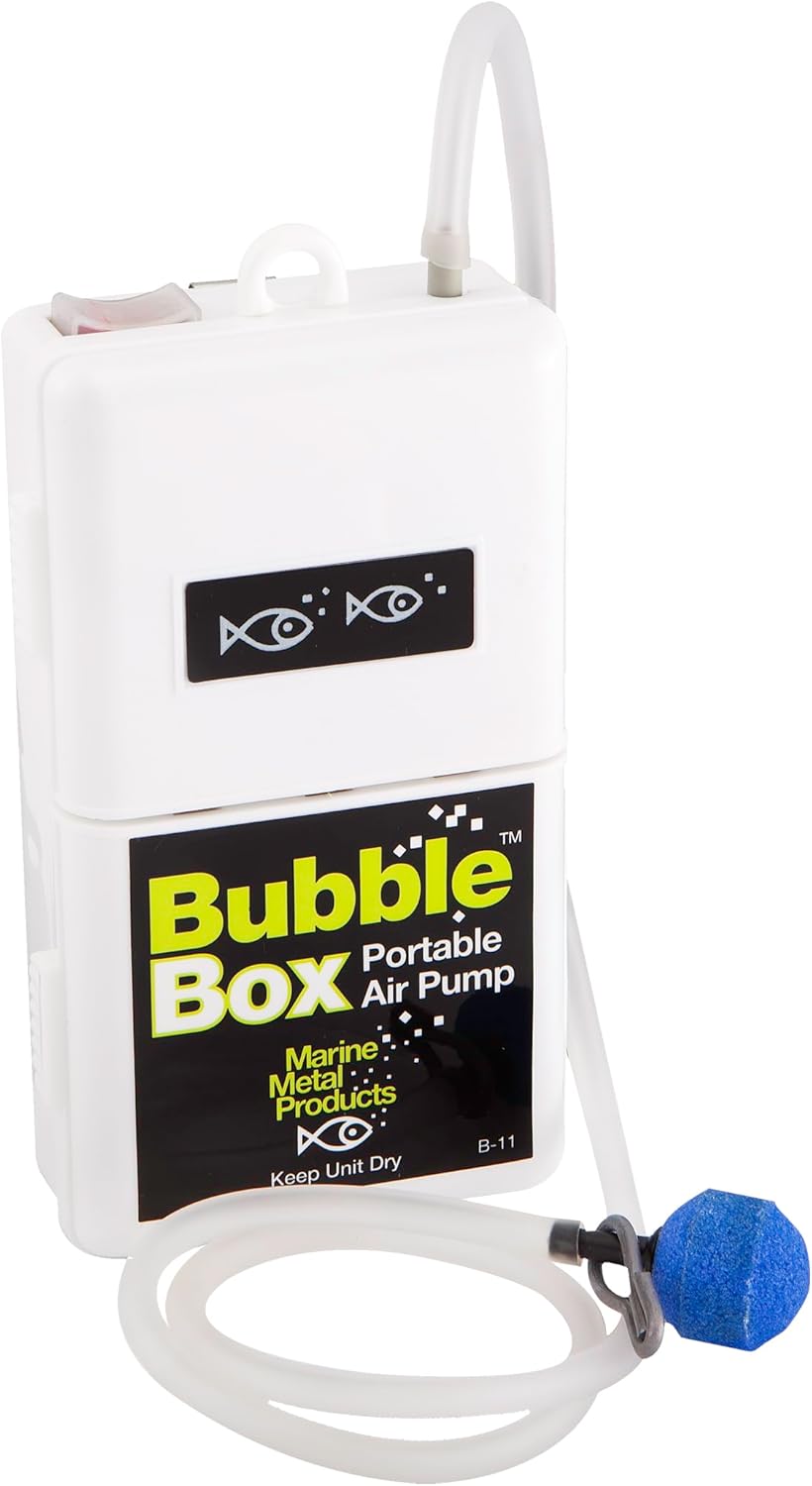 Marine Metal B-11 Bubble Box portable live bait aerator front view